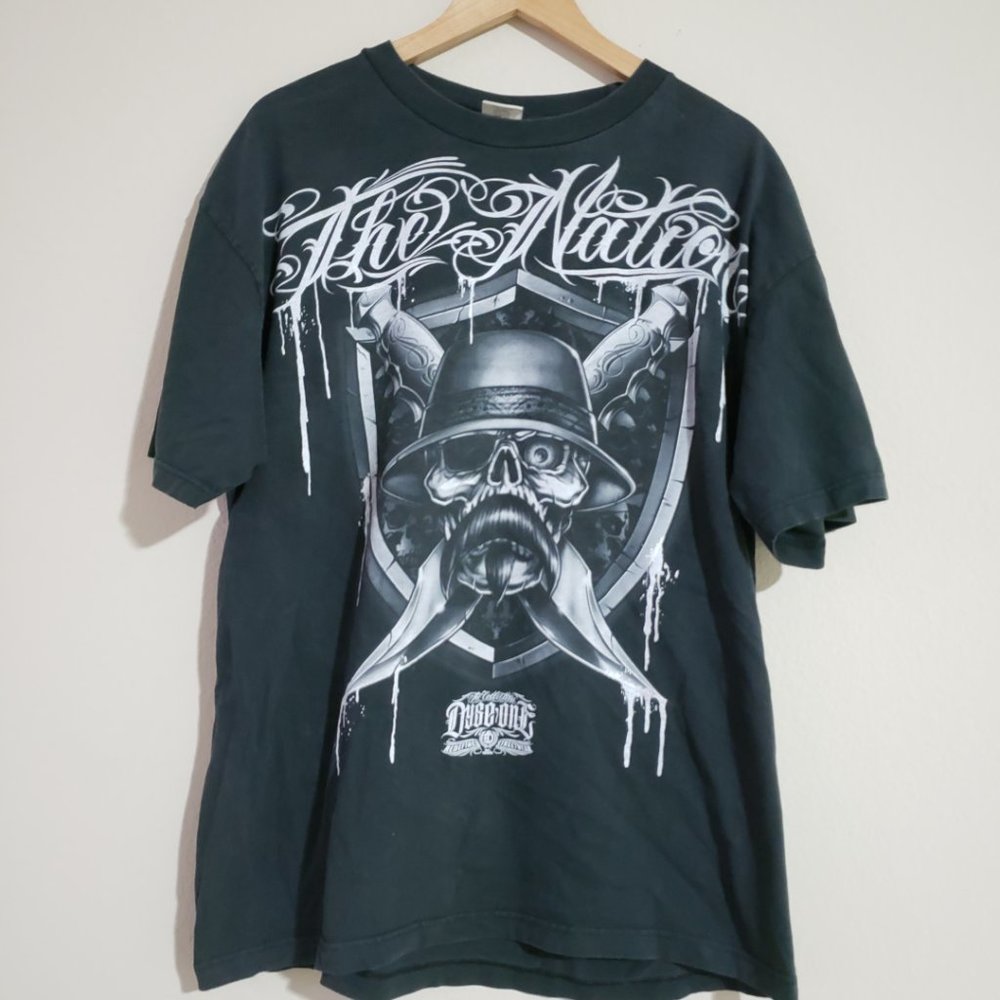 Dyse One Black Printed Tees XL